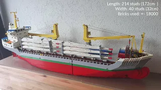 Lego cargo ship
