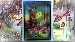 Lavinia stamps -woodland den