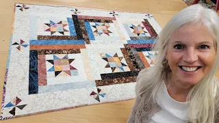 DONNA'S FREE "STARRY LOG CABIN" QUILT PATTERN!!