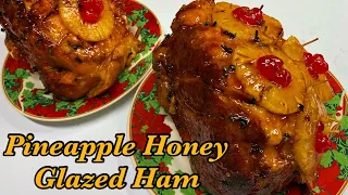 Pineapple Honey Glazed Ham. Baked Picnic Ham, Juicy & Flavor!