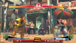 Marvel Madness Justin Wong (Dan) vs Air (Ryu) Grand Finals