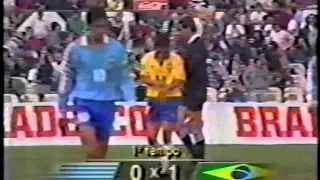 Uruguai 1x1 Brasil Eliminatórias 1993 Globo
