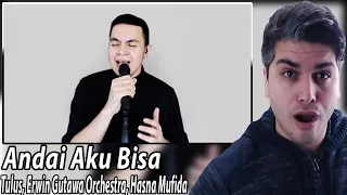 Andai Aku Bisa - Tulus, Erwin Gutawa Orchestra, Hasna Mufida (Virtual Collaboration) REACTION  TEPKİ