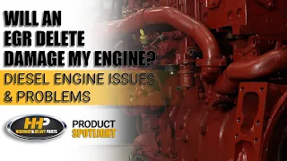 Will an EGR Delete cause damage to my Diesel Engine?  Diesel Engine Issues & Problems