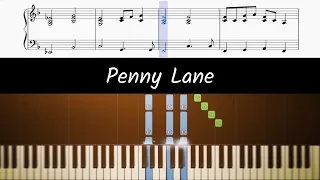 How to play piano part of Penny Lane by The Beatles (sheet music)