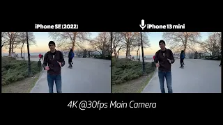 iPhone SE (2022) vs iPhone 13 mini  Sample Video
