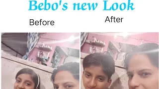 bebo's hair cut #trending #comedy #vlog #faishonblogger