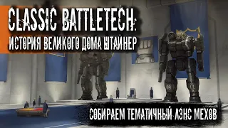Classic Battletech: история Дома Штайнер и тематичный лэнс мехов.