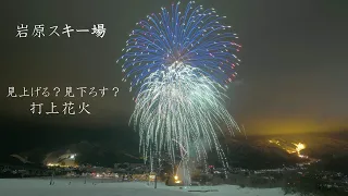 2024 岩原スキー場「見上げる？見下ろす？打上花火」　#fireworks #花火