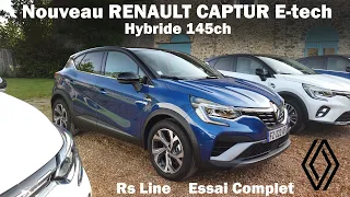 New ENAULT CAPTUR E-tech Hybrid 145hp RS line 2021