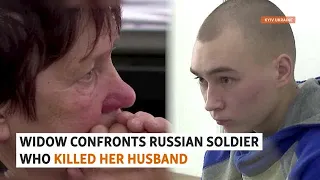 Widow Confronts Russian Soldier Who Killed Her Husband At War Crimes Trial