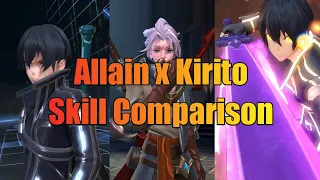 AoV Extra (5) | AoV x SAO | Allain VS Black Swordsman Kirito VS Kirito Alicization Skill Comparison