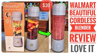 Drew Barrymore Beautiful Portable Blender at Walmart $30 Review   I LOVE IT!!!