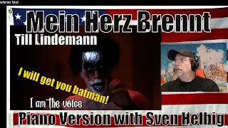 Mein Herz Brennt Piano Version with Sven Helbig (Official Video)(English Lyrics) - REACTION - WOW