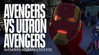 Los Avengers versus Ultron Avengers | Avengers Assemble