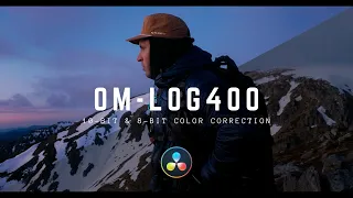 COLOR CORRECT OM-Log 400 | 8-bit & 10-bit Footage | Resolve 17 Beginner  Crash Course