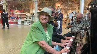 Senior Ragtime Pianist Will Make You Smile