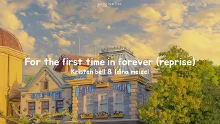 Kristen bell & Idina meizel - 'For the first time in forever (reprise)' | Nightcore | Speed up vers