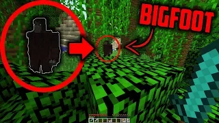 BIGFOOT *SIGHTING* in Minecraft..... (SCP-1000 FOUND in Minecraft)