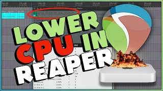 4 ways to reduce CPU load in REAPER