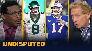 Aaron Rodgers injures achilles tendon, Jets defeat Bills on walk-off TD in OT | NFL | UNDISPUTED