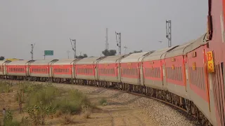 Madurai To Bikaner : Full Journey : India's Longest Running AC EXP Train : 22631 Anuvrat AC Express