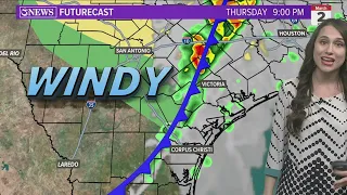 Windy overnight, cooler Friday morning behind front