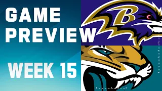 Baltimore Ravens vs. Jacksonville Jaguars | 2023 Week 15 Game Preview