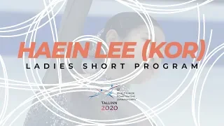 H. Lee | Ladies Short Program | ISU World Junior Figure Skating Championships | #WorldJFigure