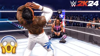 WWE 2k24 - Main Event Jey USO Vs Damian priest - World Heavyweight Tittle match At BackLash