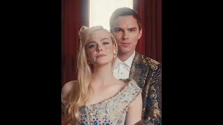 elle fanning & nicholas hoult | masquerade