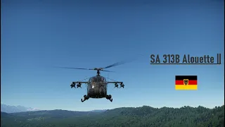 Learning To Fly The SA 313B Alouette 2 | AGM Fun | (War Thunder)