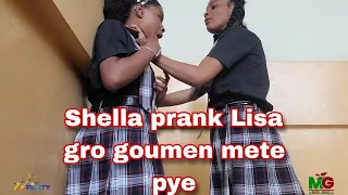 SHELLA prank LISA,gro goumen mete pye yo manke touye Shella 😳🥺 #viral