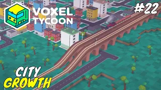 Extending the coal works bridge || Voxel Tycoon || #22    Voxel Tycoon Game Play