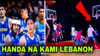 KAI SOTTO JORDAN CLARKSON HANDA NG HARAPIN ANG LEBANON