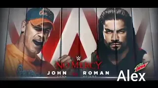 John cena vs Roman reigns No Mercy 2017 highlights