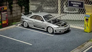 UNBOXING KAIDO HOUSE NISSAN SKYLINE R33 DAI33 V1 SILVER 097 | BY BANG NAGA GARAGE