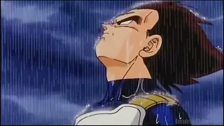 Vegeta in rain meme template [Extended]