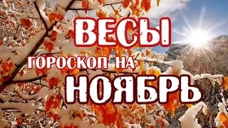 Весы. Гороскоп на ноябрь 2017 года.