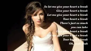 Give Your Heart A Break - Demi Lovato Instrumental Karaoke with backing up vocals PERFECT!!!