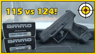 Ammo Inc 9mm 115 Grain vs 124 Grain Ballistic Gel Test Using The Taurus GX4!