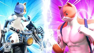 KIT vs. MEOWSCLES! (Fortnite Family Feud)