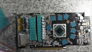 Видеокарта Gigabyte rx470 замена термоинтерфейса.