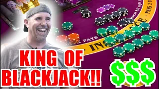 🔥BIGGEST WIN RECORDED🔥 10 Minute Blackjack Challenge - WIN BIG or BUST #183