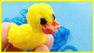 Rainbow Loom Charms: 3D Rubber Ducky : How to make with loom bands