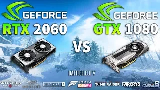 RTX 2060 OC vs GTX 1080 Test in 8 Games 1440p