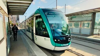 Barcelona 4K. Just A Short TRAM Ride.