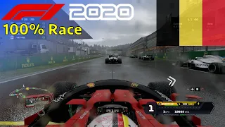 F1 2020 - Seb's Final Ferrari Season #14: 100% Race Belgium | PS5