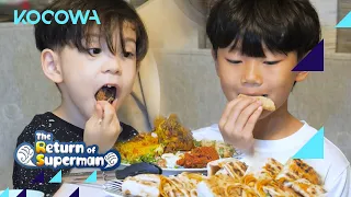 Yummy! The babies enjoy a home-cooked Qatar meal!  l The Return of Superman Ep 458 [ENG SUB]