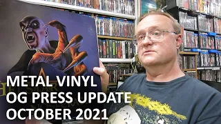 METAL VINYL Record Collection Update - October 2021 (Heavy Metal / Thrash Metal)